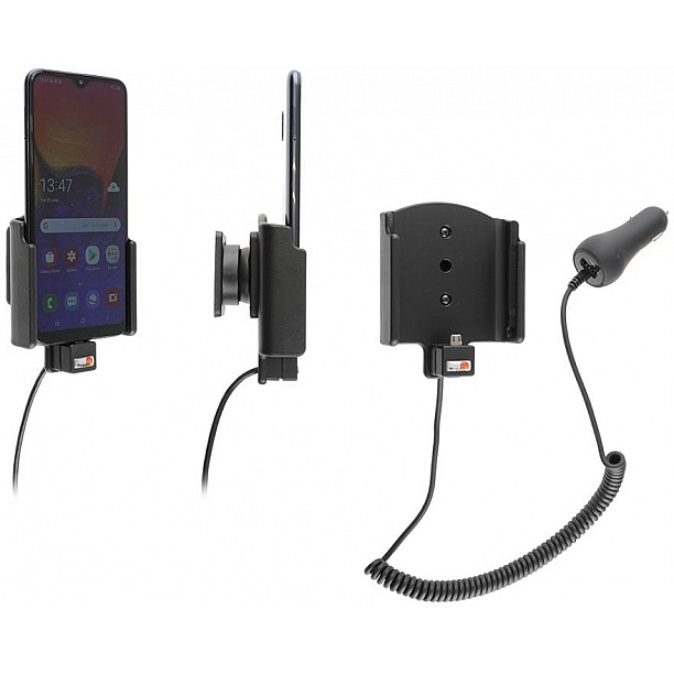 Brodit houder - Samsung Galaxy A10 Actieve houder met 12/24V lader Brodit houder - Samsung Galaxy A10 Actieve houder met 12/24V lader