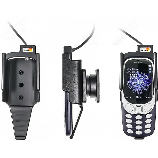 Brodit houder - Nokia 3310 (2017) Actieve houder met vaste voeding Brodit houder - Nokia 3310 (2017) Actieve houder met vaste voeding