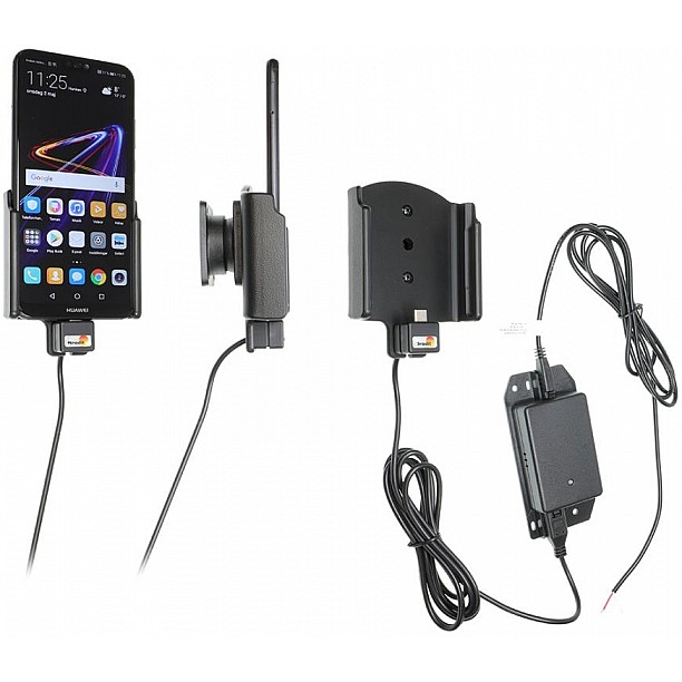 Brodit houder - Huawei P20 Lite Actieve houder met vaste voeding Brodit houder - Huawei P20 Lite Actieve houder met vaste voeding