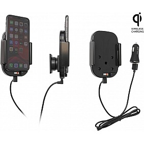 Brodit houder - Apple iPhone 11 Pro Qi wireless  Actieve verstelbare houder met 12V USB plug