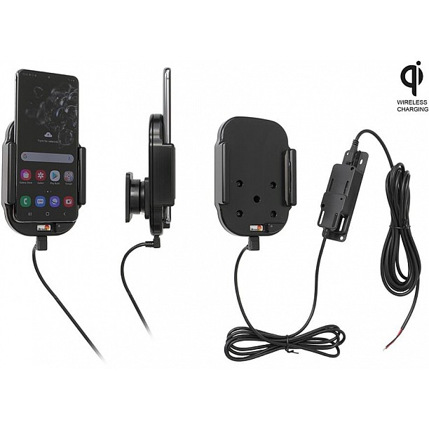Brodit houder - Samsung Galaxy S20 Qi Wireless Actieve houder met vaste voeding Brodit houder - Samsung Galaxy S20 Qi Wireless Actieve houder met vaste voeding