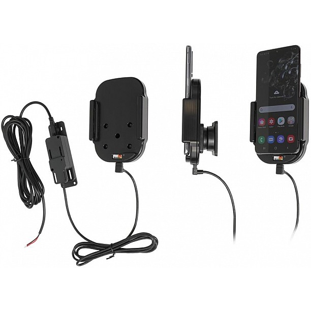 Brodit houder - Samsung Galaxy S20 Qi Wireless Actieve houder met vaste voeding Brodit houder - Samsung Galaxy S20 Qi Wireless Actieve houder met vaste voeding