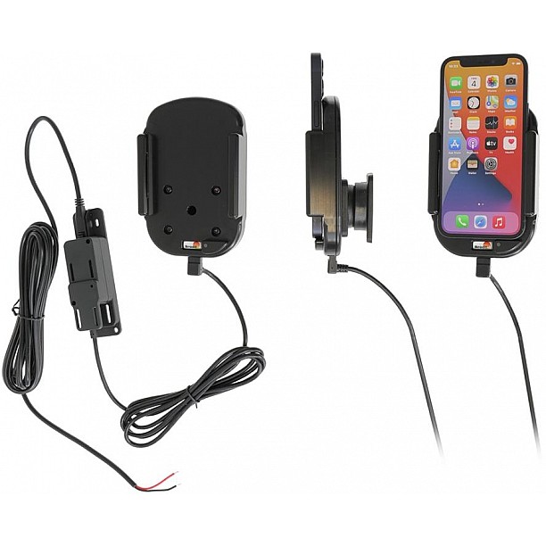 Brodit houder - Apple iPhone 12 Mini Qi Wireless Actieve houder met vaste voeding