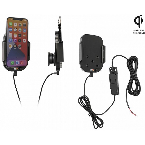 Brodit houder - Apple iPhone 12 Pro Max Qi Wireless Actieve houder met vaste voeding