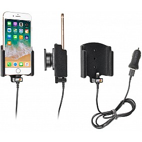 Brodit houder - Apple iPhone 8 / SE 2e Generatie 2020 Actieve houder met 12V USB plug (Gestoffeerd)