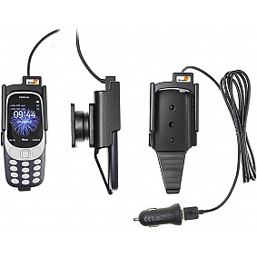 Brodit houder - Nokia 3310 (2017) Actieve houder met 12V USB plug