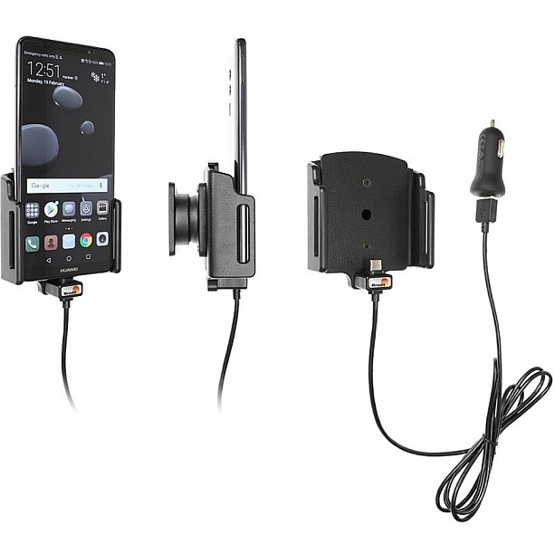 Brodit houder - Huawei Mate 10 Pro Actieve houder met 12V USB plug