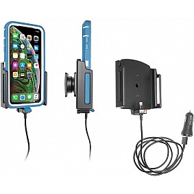Brodit houder - Apple iPhone Xs Max / iPhone 11 Pro/ Pro  Max Actieve verstelbare houder met 12V USB plug