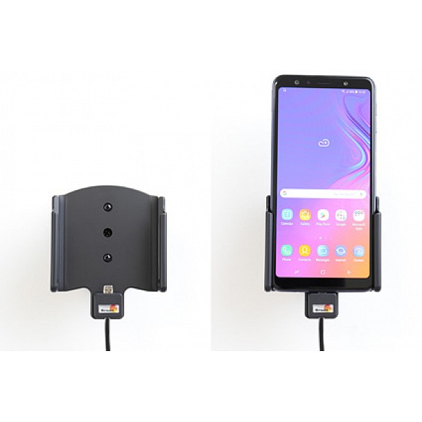 Brodit houder - Samsung Galaxy A7 (2018) Actieve houder met 12V USB plug