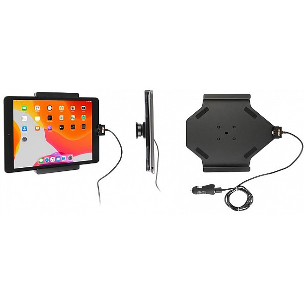 Apple iPad 10.2 7th en 8th Gen. Actieve houder met 12V USB plug Apple iPad 10.2 7th en 8th Gen. Actieve houder met 12V USB plug