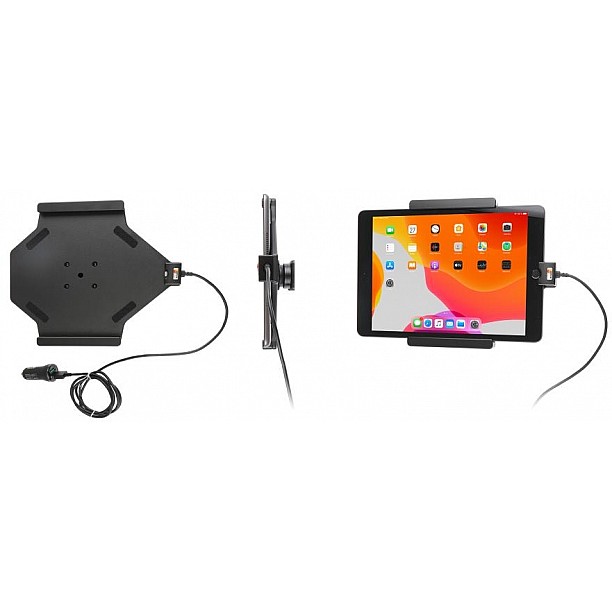 Apple iPad 10.2 7th en 8th Gen. Actieve houder met 12V USB plug Apple iPad 10.2 7th en 8th Gen. Actieve houder met 12V USB plug