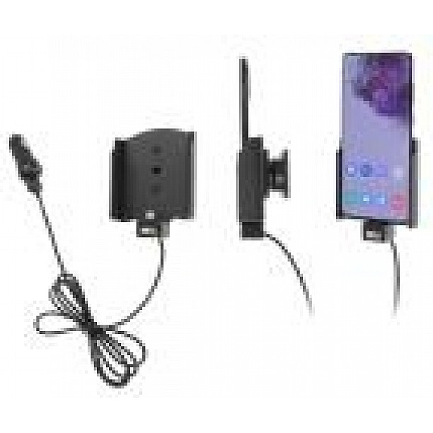 Brodit houder - Samsung Galaxy S20 PLUS Actieve houder met 12V USB plug Brodit houder - Samsung Galaxy S20 PLUS Actieve houder met 12V USB plug