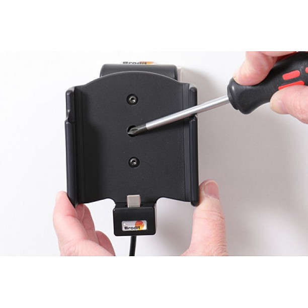 Brodit houder - Samsung Galaxy A51 Actieve houder met 12V USB plug. Brodit houder - Samsung Galaxy A51 Actieve houder met 12V USB plug.