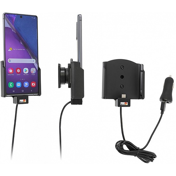 Brodit houder - Samsung Galaxy Note 20 5G  Actieve houder met 12V Sig-plug