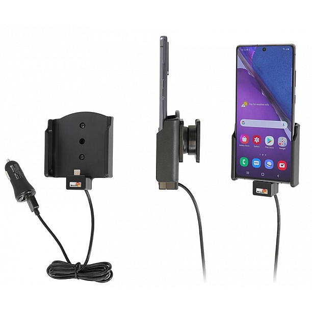 Brodit houder - Samsung Galaxy Note 20 5G  Actieve houder met 12V Sig-plug