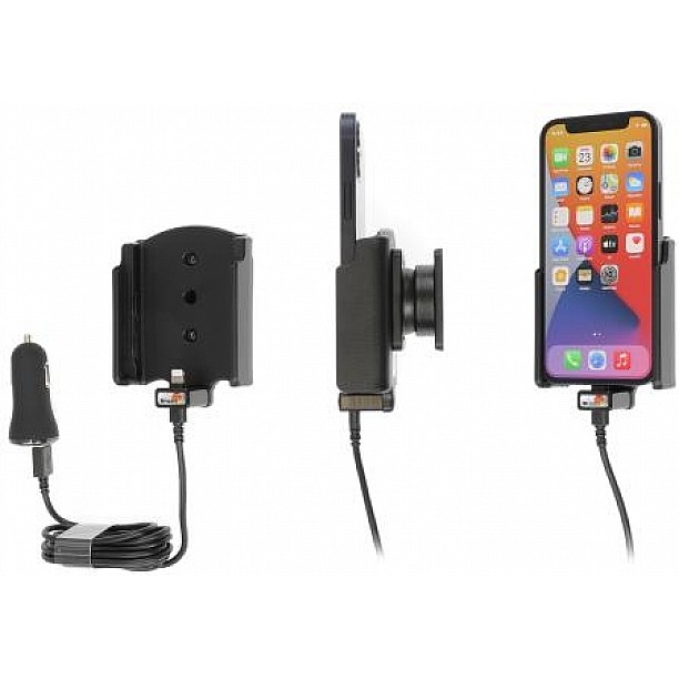 Brodit houder - Apple iPhone 12Mini  Actieve houder met 12V USB sig-plug