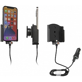 Brodit houder - Apple iPhone 12 / 12 Pro  Actieve houder met 12V USB sig-plug