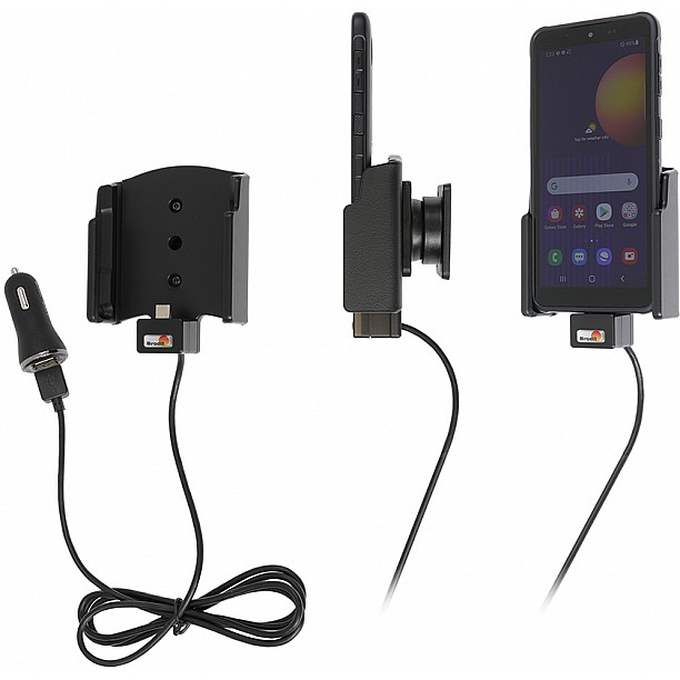 Brodit houder - Samsung Galaxy Xcover 5 Actieve houder met 12V USB plug