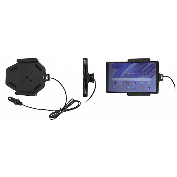 Samsung Galaxy Tab A7 Lite Actieve houder met 12V USB plug Samsung Galaxy Tab A7 Lite Actieve houder met 12V USB plug