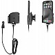 Brodit houder - Apple iPhone 15 / 15 Pro , Actieve verstelbare  houder met 12V USB SIG-Plug 70-83mm