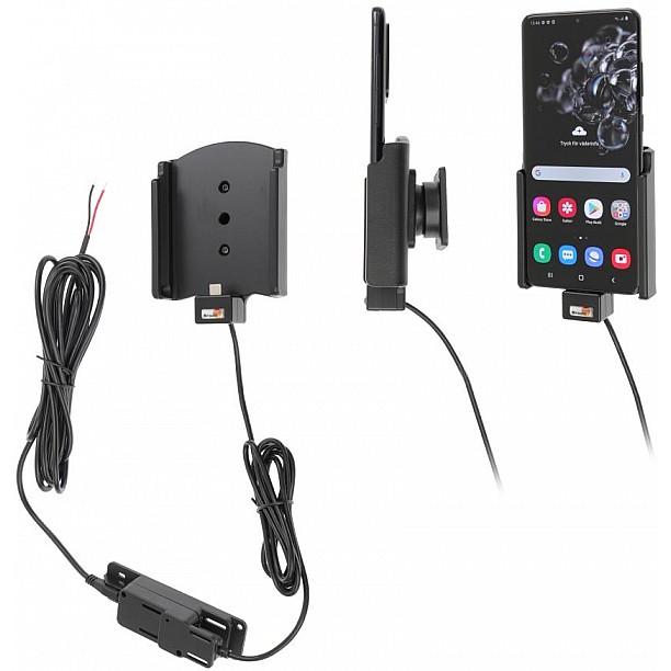 Brodit houder - Samsung Galaxy S20/ S21 Ultra Actieve houder met vaste voeding Brodit houder - Samsung Galaxy S20/ S21 Ultra Actieve houder met vaste voeding