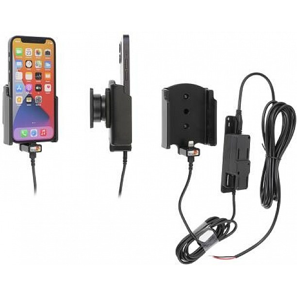 Brodit houder - Apple iPhone 12 Mini / Actieve houder met vaste voeding Brodit houder - Apple iPhone 12 Mini / Actieve houder met vaste voeding