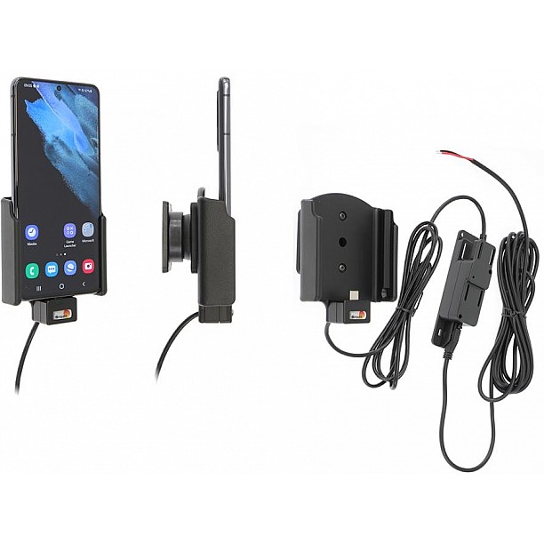 Brodit houder - Samsung Galaxy S21 4G 5G Actieve houder met vaste voeding Brodit houder - Samsung Galaxy S21 4G 5G Actieve houder met vaste voeding