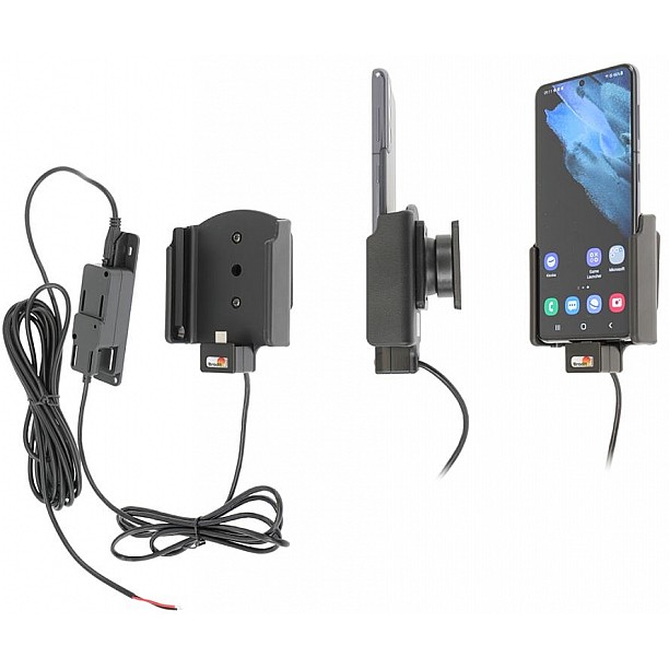 Brodit houder - Samsung Galaxy S21 4G 5G Actieve houder met vaste voeding Brodit houder - Samsung Galaxy S21 4G 5G Actieve houder met vaste voeding