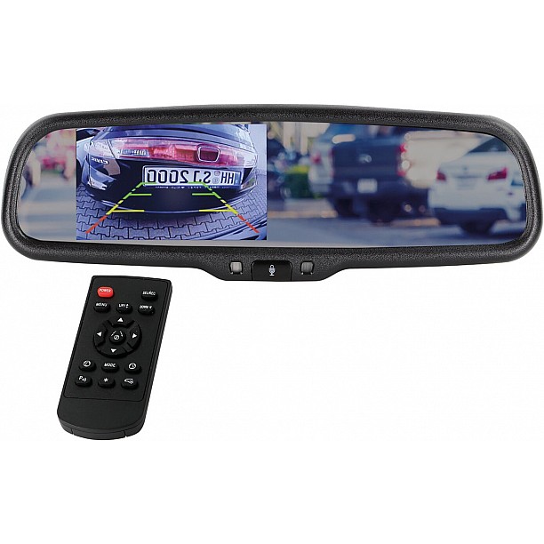 4,3 inch spiegelmonitor (zeer scherp beeld) 2 video-ingangen