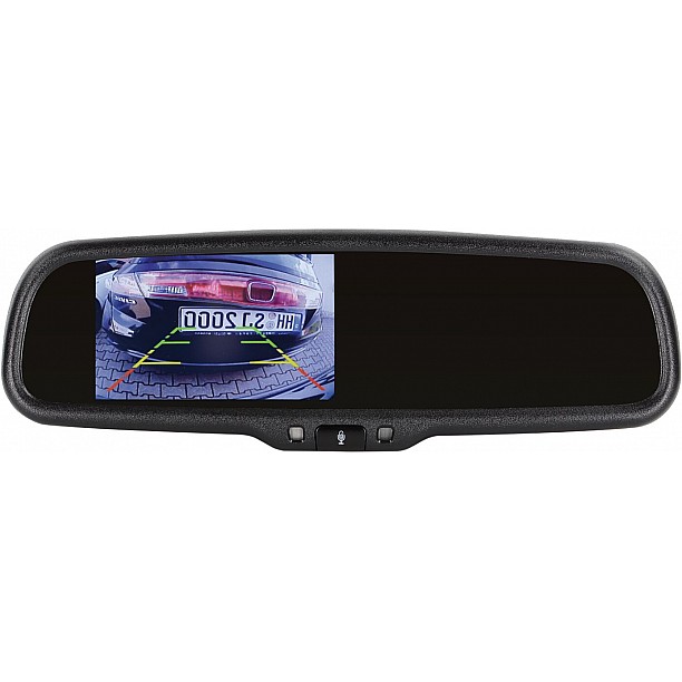 4,3 inch spiegelmonitor incl. Bluetooth handsfree functie 2 video ingangen