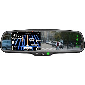 4,3 inch spiegelmonitor incl. Win CE Navigatie + Bluetooth handfree