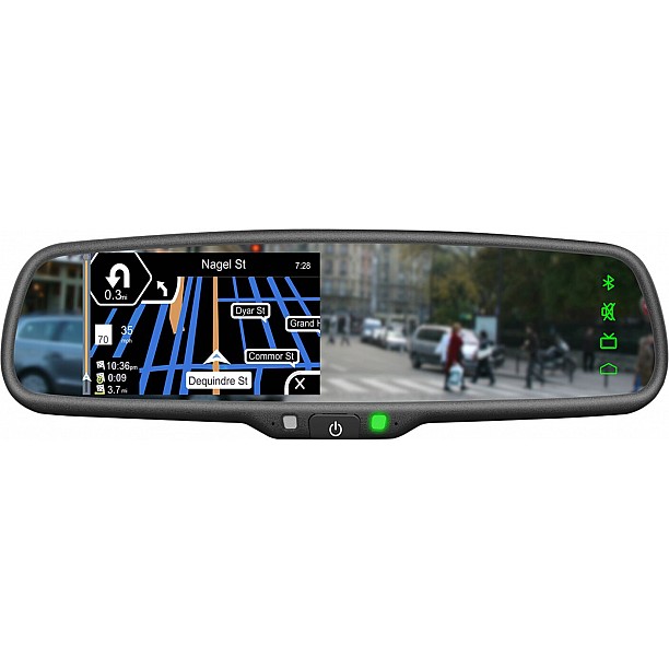 4,3 inch spiegelmonitor incl. Win CE Navigatie + Bluetooth handfree