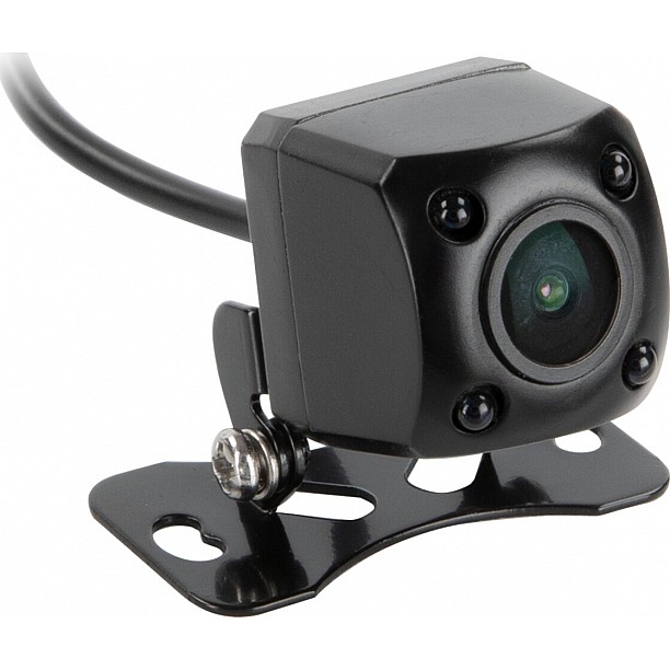 Mini achteruitrij camera universeel zwart NTSC met beeldlijnen,spiegelfunctie en nachtzichtfunctie Mini achteruitrij camera universeel zwart NTSC met beeldlijnen,spiegelfunctie en nachtzichtfunctie