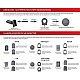Voertuigspecifieke adapter voor spiegelmonitor universeel Voertuigspecifieke adapter voor spiegelmonitor universeel