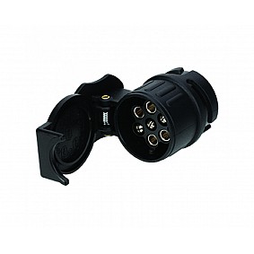 Verloopstekker 13 naar 7 polig kort adapter (verpakt in polybag met eurosleuf)