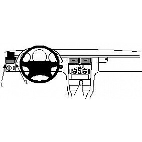 Houder - Brodit ProClip - Mercedes Benz E-Klasse 1995-2002 Left mount