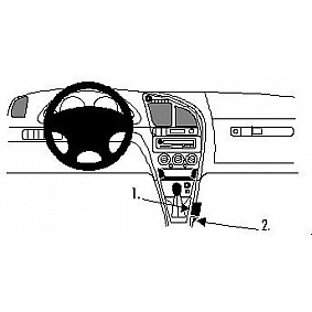 Houder - Brodit ProClip - Citroën Xsara 1998-2004 Console mount