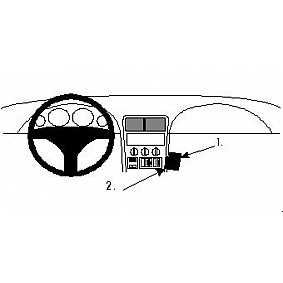 Houder - Brodit ProClip - BMW Z3 1996-2002 Angled mount