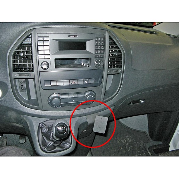 Houder - Brodit ProClip - Mercedes Benz Vito 2015-> Angled mount