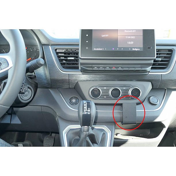 Houder - Brodit ProClip  -  Renault Trafic - Nissan Primastar  2022->  Angled mount