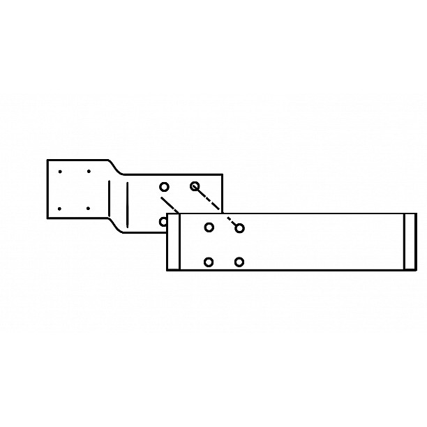 Houder - Brodit Proclip VW Crafter 25-Center mount-ONLY for 10,4” screen