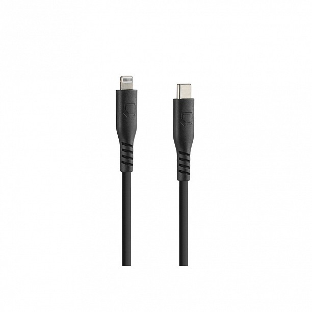 Optiline siliconen laad en synchronisatiekabel USB C -> Apple 8pin - 150cm met verstevigde hals Optiline siliconen laad en synchronisatiekabel USB C -> Apple 8pin - 150cm met verstevigde hals