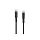 Optiline siliconen laad en synchronisatiekabel USB C -> USB C - 150cm met verstevigde hals Optiline siliconen laad en synchronisatiekabel USB C -> USB C - 150cm met verstevigde hals
