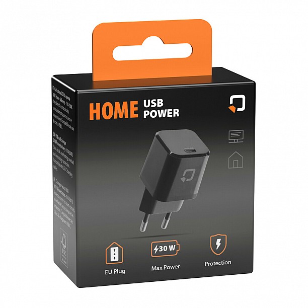 Optiline thuislader, USB C 30W - 110/230V ultra compact Optiline thuislader, USB C 30W - 110/230V ultra compact