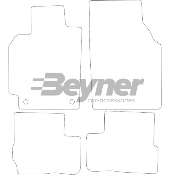 Mattenset Naaldvilt (Zwart) Honda Hrv 5-Drs 1999-2006 (1St) Mattenset Naaldvilt (Zwart) Honda Hrv 5-Drs 1999-2006 (1St)