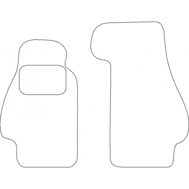 Mattenset Naaldvilt (Zwart) Porsche Bt5 1958-1961 (1St) Mattenset Naaldvilt (Zwart) Porsche Bt5 1958-1961 (1St)