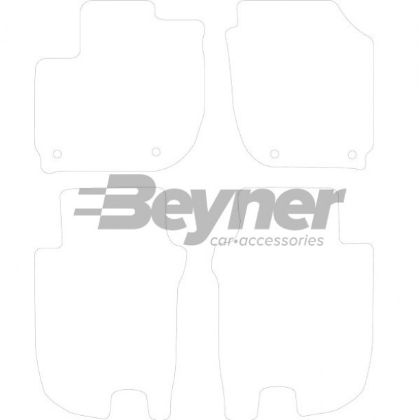 Mattenset Velours (Donkergrijs) Honda Hrv 2015->(1St) Mattenset Velours (Donkergrijs) Honda Hrv 2015->(1St)