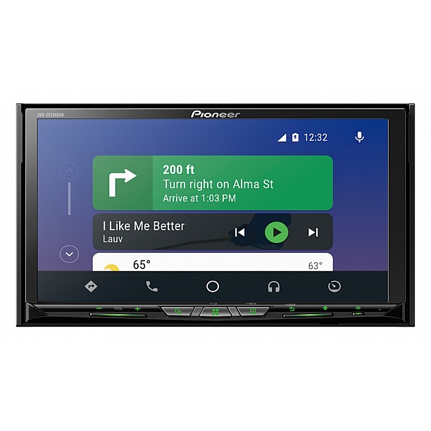 Pioneer AVH-Z9200DAB  | Wi-Fi-functie en groot 7 inch 24 bit True Colour Clear Type Touchscreen |