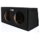 AUDIO SYSTEM Dubbel-lege-behuizing. Bassreflex-behuizing 2x30 Liter voor 2x25 cm Bass