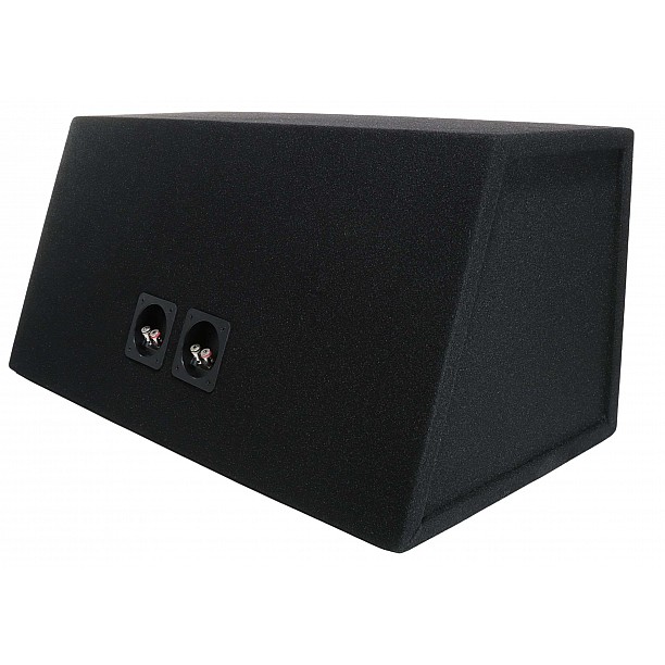 AUDIO SYSTEM Dubbel-lege-behuizing. Bassreflex-behuizing 2x30 Liter voor 2x25 cm Bass